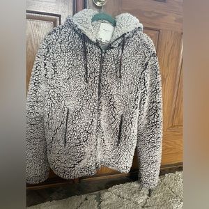 Thread and supply fleece zip up